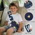 Kids Seat Belt Cover Pads, Soft Seat Belt Adjuster for Kids, Pea Pod Children Universal Shoulder & Belly Protective