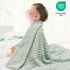 40x50 Inches david's kids Micro Fleece Minky Baby Blanket for Girls with Double Layer and Soothing Raised Dots
