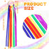 Gift(24 Junkin Ribbon Rings Hand Kite Waldorf Toys Dancing Wrist Ribbons Rainbow Streamers with Wood Ring Educational