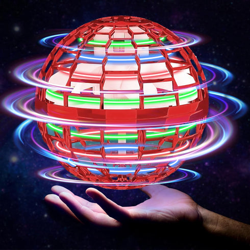 Flying Orb Ball Toy, 2024 Upgraded Boomerang Hover Ball Fidget Spinner for Kids, Cool Outdoor Gift for 6-10+ Year Olds