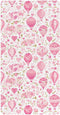 miaozhen Cotton Baby Crib Sheets Soft Hot Balloon White and Peach Toddler Mattresses