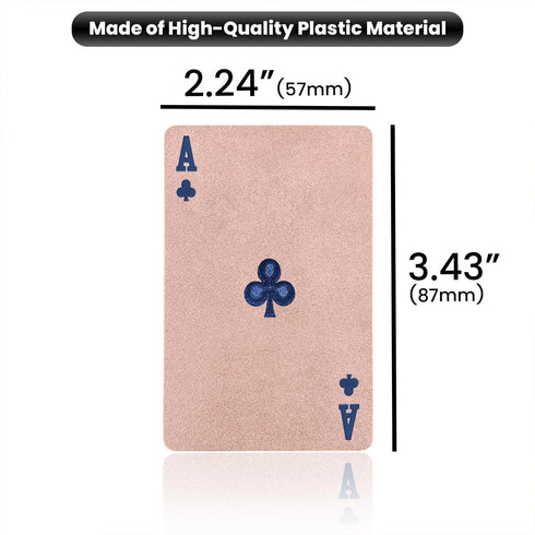 Pack Unique Starflare Waterproof Playing Cards - Premium of Cool Plastic Playing Cards Professional Deck Fancy Themed