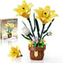 EITOLNR Flowers Botanicals Lily Building Set, Artifical Plants Bonsai Building Blocks Toys for