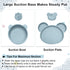 Generic Set, Set, 6+ Silicone Baby Feeding Baby Led Weaning Supplies, Suction Plate and Bowl, Self Feeding Spoons, Tiny