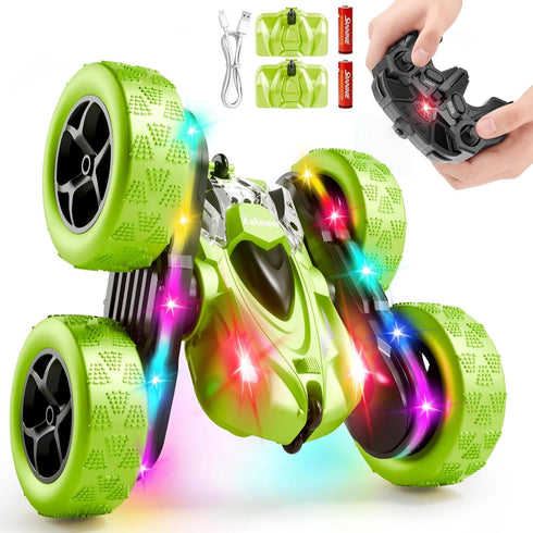 Remote Control Stunt Car4WD 360 Flip DoubleSided RC Car LED Light Bar