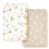 Stretchy Ultra Soft Jersey Knit Fitted Pack n Play Sheets 2 Pack,