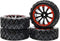 JIUWU 4-Pack Off-Road Wheels - 12mm Hex RC Wheels and Tires, High-Performance Upgrade for 1/10 RC Cars