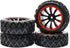 JIUWU 4-Pack Off-Road Wheels - 12mm Hex RC Wheels and Tires, High-Performance Upgrade for 1/10 RC Cars