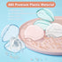Smlpuame Case,3 Pack Pacifier BPA Free Pacifier Holder Case,Transparent Container Box for Baby BinkyNot