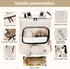 vosmles Backpack Diaper Bag with Changing Pad, Wet Dry Bag, Pacifier Case and Stroller Straps, Soft Cotton Lining, Baby