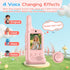 Acortjl 2 Pack Video Walkie Talkies for Kids, Rechargeable Kids Walkie Talkies with HD Camera & Voice Changer Long