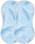 tplaotee 22x11in Light Blue Feather Cotton burping Cloths Good Absorbent? Baby wash Cloth for Unisex boy and Girl