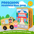 1-4, 2 2-4 hahaland Busy Book Preschool Learning Activities - First Day of School Gifts Activity Books for Toddlers