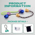 L-Shizuku Begleri Fidget Beads - Worry Fidget Beads Spin & Bump - Made of Aluminum Alloy - for Men Women Youngs Skill