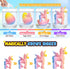 6 Pack 3+ 3 4 5 6 7 8 Coodoo Unicorn Hatching Rainbow Eggs for Kids - Unicorn Toys Craft Kits for Boys & Girls