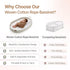 Royal Snuggle Baby Changing Basket with Waterproof Pad, Premium Cotton Rope Foldable Diaper Changing Mat for Dresser