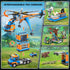 1356PCS Set Playset 6+ CUBIMANA City Jungle Adventurer Helicopter Building Toys - Forest Truck Adventure Building