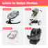 KAKIBLIN Baby Neck Pillow, Upgraded Baby Support Pillow,Baby Neck Support Pillow for Carseat, Newborn Neck Support