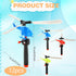 12 Pack Flying Toy Hand Helicopter - Plastic Flying Planes for Kids Outdoor Party Favors, Birthday Gift, Random Color