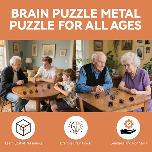 Mytothfy 8 3D Pcs Brain Teaser Puzzles for Adults Teens - Wooden Puzzles Puzzle Game Toys for Adults Teens - Unlock