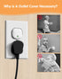 TrusTot 40 Pack 3-Prong Outlet Covers Baby Proofing, Plug Covers Baby Proofing, Outlet Plug Covers for US to Prevent