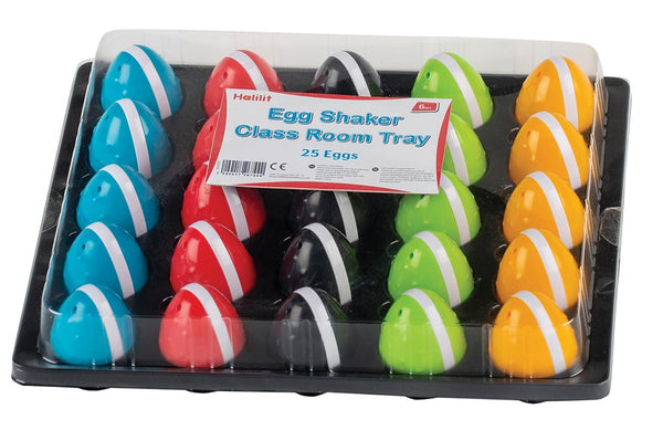 Halilit Colorful Kids Textured Egg Shaker Toy Instrument, Multicolor