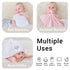 Set 6-Pack 28 28 Inch(Grey Viviland Baby Towels and Baby Wash Cloths Hooded Baby Towels Baby Wipes Absorbent Bath Face