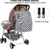 Dezcrab Backpack Backpacks Marble Checkered Baby Diaper Bag for Women, Large Capacity Waterproof Maternity Travel Nappy