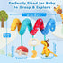0-6 3 URMYWO Spiral Car Seat Toys for Babies Months, Newborn Toys & Infant Toys, Month Baby Toys, Toddler Travel Toys