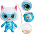 YXCTZKVX Set 4 Set Children(8Inch) Super Cat Plush Toy of Soft Stuffed Animals Sparks, Buddy, Ginny, Bitsy Adorable