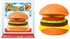 JA-RU Foodie Fusion Play Burger Deluxe Squishy Toy (1 Pack) Smushy Make