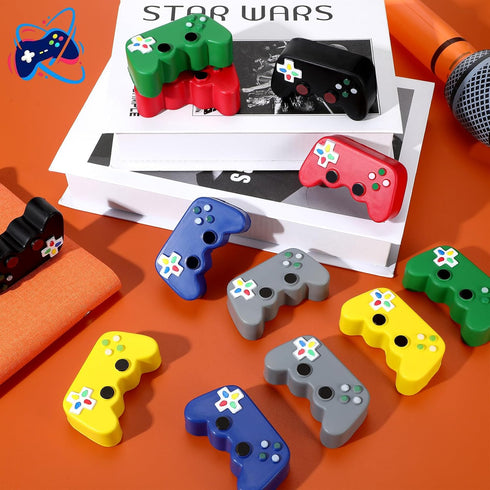 12 Pcs Video Game Party Favors - Gamer Video Game Controller Shaped Stress Toys, Classic Sensory Fidget Toys