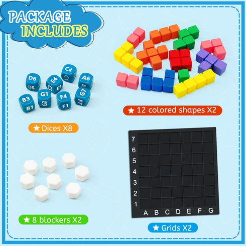 2.0 10,000,000+ 5+ STEM Puzzle Game The Brain Square with Solutions Pattern Matching Blocks Brain Teaser Toy Roll Dice