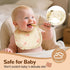 TDHD 8pcs/Pack [Baby Ruffled Bibs Baby Ruffled Bibs Solid Rainbow Print Saliva Towel Newborn Boys Girls Feeding Burp