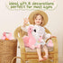 Animals-18in Mommy 4 MorisMos Plush Flamingo Stuffed Stuffed Flamingo with Baby Bird Toys for Girls Boys,Pink Bird