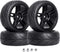 Pre-Glued 12mm Hex 1/10 On Road RC Touring Car Wheels & Tires 26mm for Traxxas 4-Tec 2.0, 4pcs