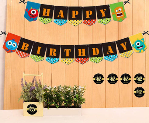 Sumerk 48 PCS Cheers to 60 Large Bottle Stickers, 60th Birthday Card Seals, 2 INCHES Round Happy Birthday Party Favors