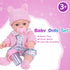 BDDOLL 12 Inch Backpack Playset Backpack, Baby Doll with Dolls Clothes and Accessories Included Washcloth, Bottles