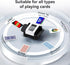 2 10, KPAW Card Shuffler Deck, Rechargeable Automatic Card Shuffler with Dual Modes, Low Noise Portable