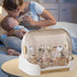 Genrico Countertop Box for Bottles, Storage Box and Dryer with Lid for Bottles Breastfeeding Portable Dustproof