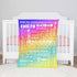 AOFUN 40x30inch, 5 Personalized Baby Blankets with Names, Custom Baby Girls Blanket Initial Swaddle Blanket
