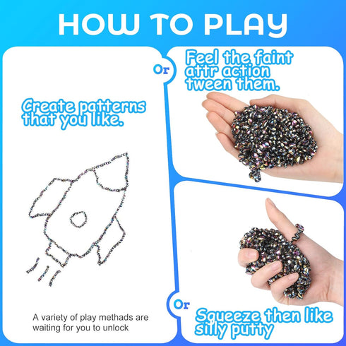 OSSIJAY 550+ Pcs Putty Fidget Toys for Adults Teens, Stress Relief Sensory Toys for Autism ADHD Anxiety, Desk Fidgets