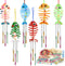 Fennoral 30 Pack Wind Chime Kit Make Your Own Fish Wind Chime