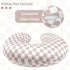 2 Pack DILIMI Nursing Pillow Cover, Stretchy Removable Case for Breastfeeding Pillows, Ultra Soft Comfortable Slipcover