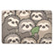 siphylline Cute Cartoon Sloth Brown Extra Large Resuable Baby Bed Pad Highly Absorbent