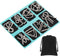 Yilloog Metal Wire Puzzle Set of 8 with Pouch, Brain Teaser Puzzles