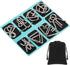 Yilloog Metal Wire Puzzle Set of 8 with Pouch, Brain Teaser Puzzles