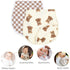2 Pack 70% 30% 22'' 10'' LifeTree Muslin Baby Burp Cloths - Viscose from Bamboo and Cotton Large by Absorbent Milk Spit