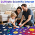 MEGUO 3 4 5 6 7 8 40"x30" 59 Solar System for Kids | Felt Wall Activities for Children | Montessori Space Planet Toys