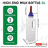 USUNFARM on,3L Calf Bottle Nipples Screw Large Capacity Calf Nursing Bottle for Farm Animals,Double Layered Lid Animal